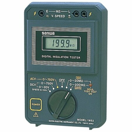 SANWA Digital Insulation Tester for Elevator Maintenance M53